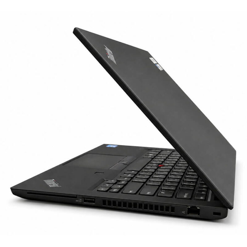 Lenovo ThinkPad T14 Gen2 右側連接埠展示，USB、HDMI、耳機孔及記憶卡插槽