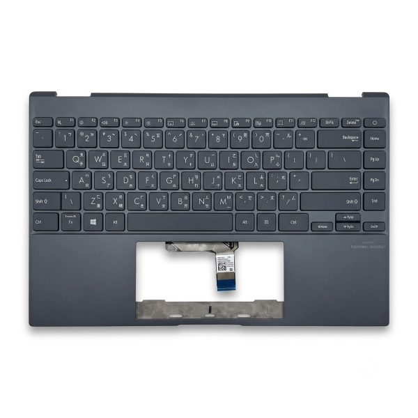 ASUS ZenBook UX425J UX425JA UX425EA 銀色 C殼含繁體中文背光鍵盤正面 原廠零件