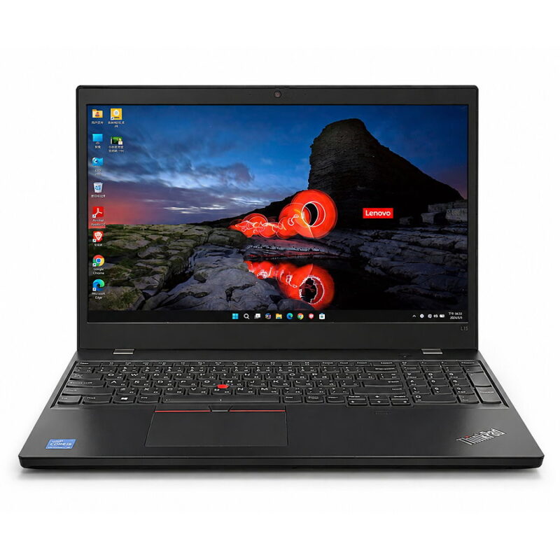 Lenovo ThinkPad L15 Gen 2 Front Lenovo ThinkPad L15 Gen 2 正面開機展示