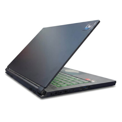 MSI Delta 15 A5EFK 左後45度外觀 散熱設計展示