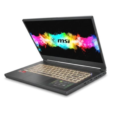 MSI Delta 15 A5EFK 右前45度外觀 AMD Ryzen 9 5900HX Radeon RX 6700M 電競筆電