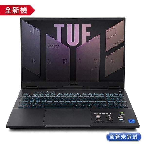 ASUS TUF Gaming FX608JMR 全新電競筆電 正面開機展示 RTX 5060