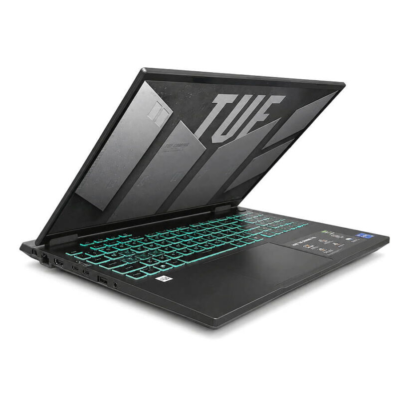 ASUS TUF Gaming FX608JMR 側面連接埠與機身外觀