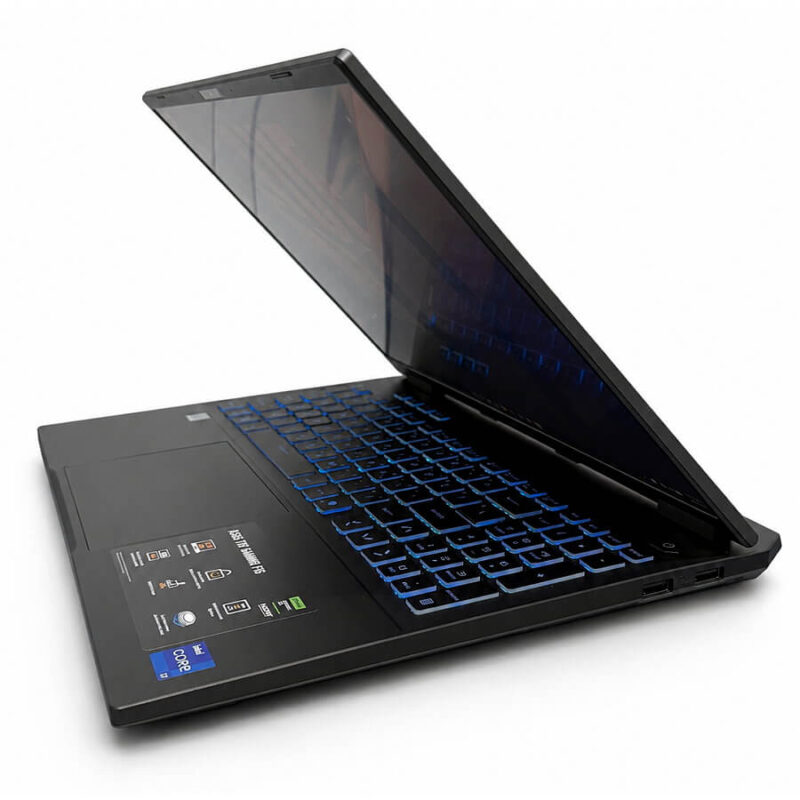 ASUS TUF Gaming FX608JMR 全新電競筆電 45度外觀展示