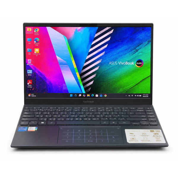 ASUS UX325EA 輕薄筆電正面開蓋外觀