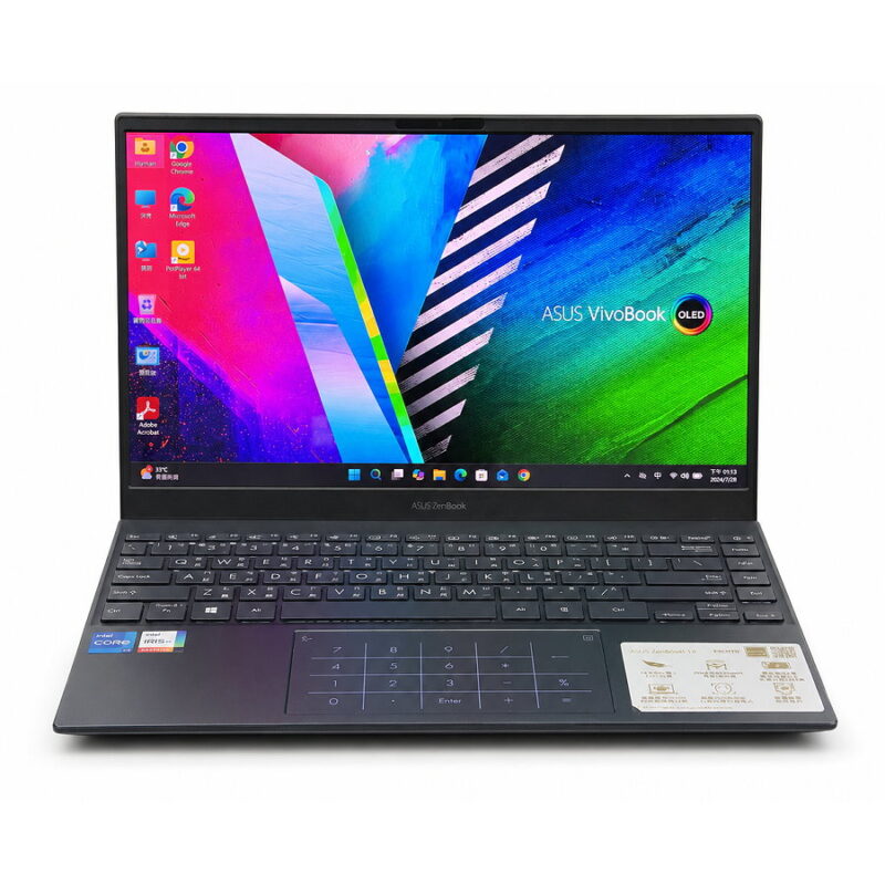 ASUS UX325EA 輕薄筆電正面開蓋外觀