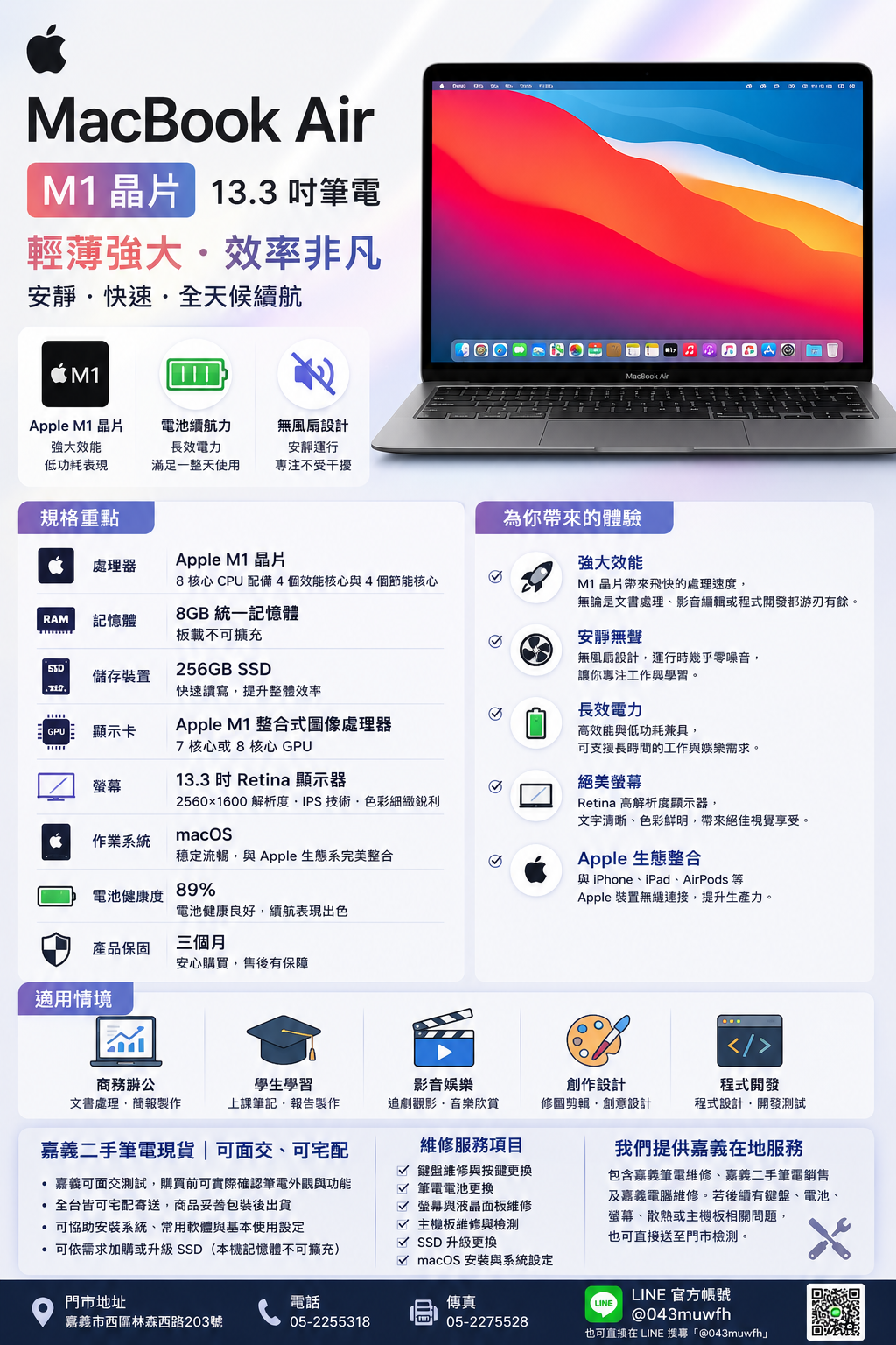 MAC Air A2337 2021 info