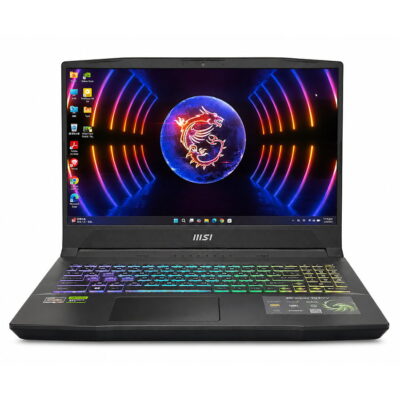 MSI Bravo 15 C7VFK 電競筆電正面外觀