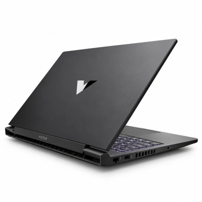 HP Victus 16-s1000 另一側連接埠與機身外觀